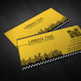 Yellow Cab Taxi Driver Business Cards