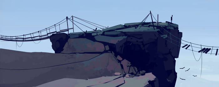 quick landscape: cliff