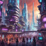 Futuristic city 