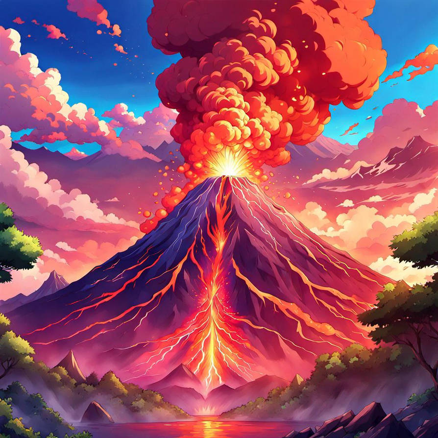 Volcano Deviantart Volcano by blackroselover on DeviantArt