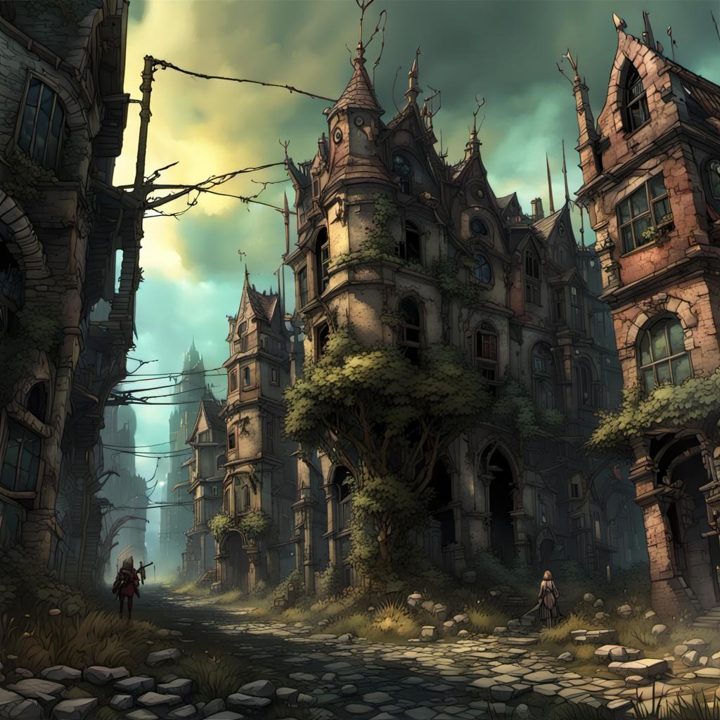 Decayed Cities Decayed Cities Reconstruction by blackroselover on DeviantArt