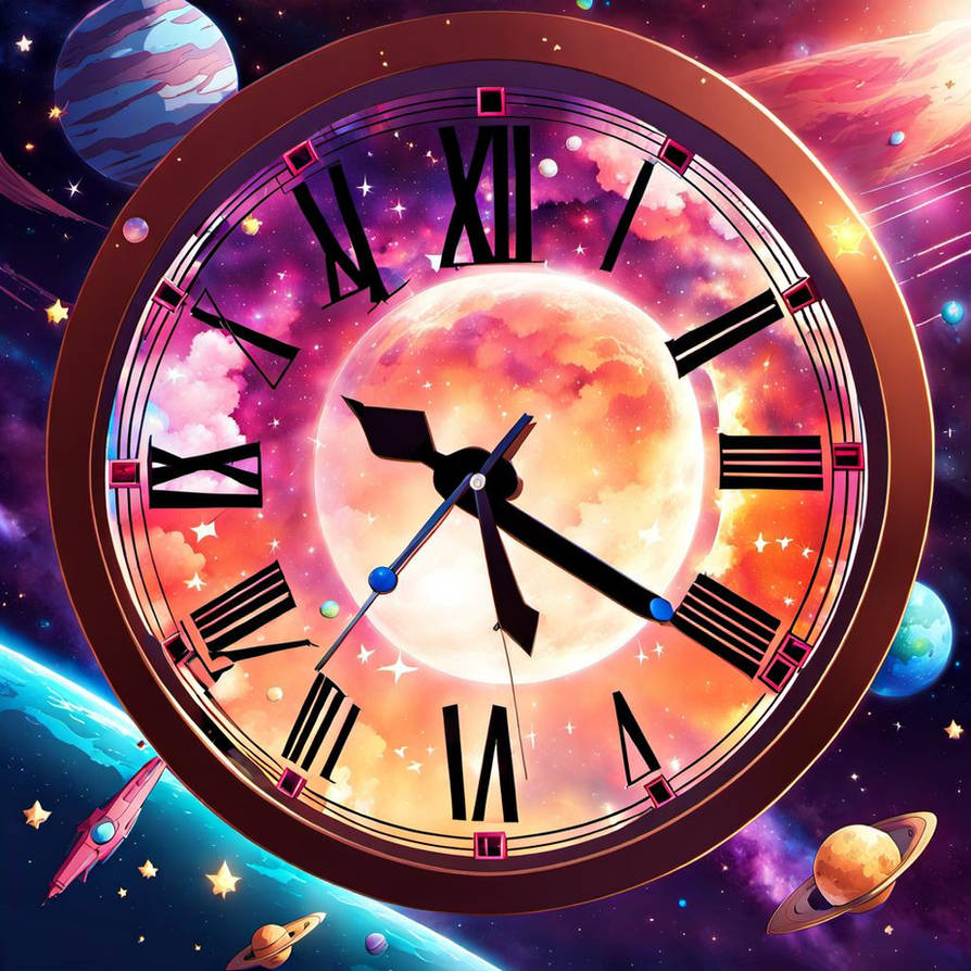 Clock In Space by blackroselover on DeviantArt