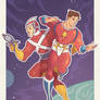Captain Comet and Adam Strange