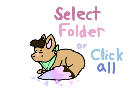 Select a folder or click all