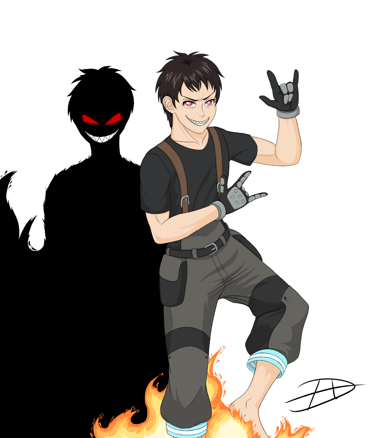 Fire Force Shinra Kusakabe by EadtheHead on DeviantArt