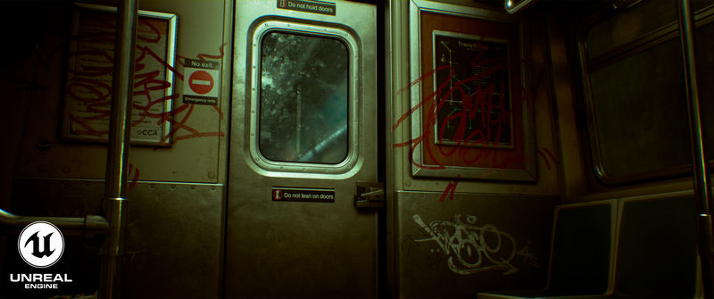 Unreal Engine 4.25 Relight - City Subway Train