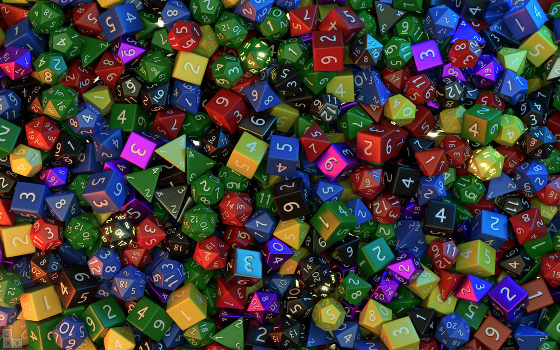 Abstract Dice Wallpaper by MarkIsSleepy on DeviantArt