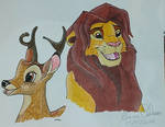 Bambi and Simba