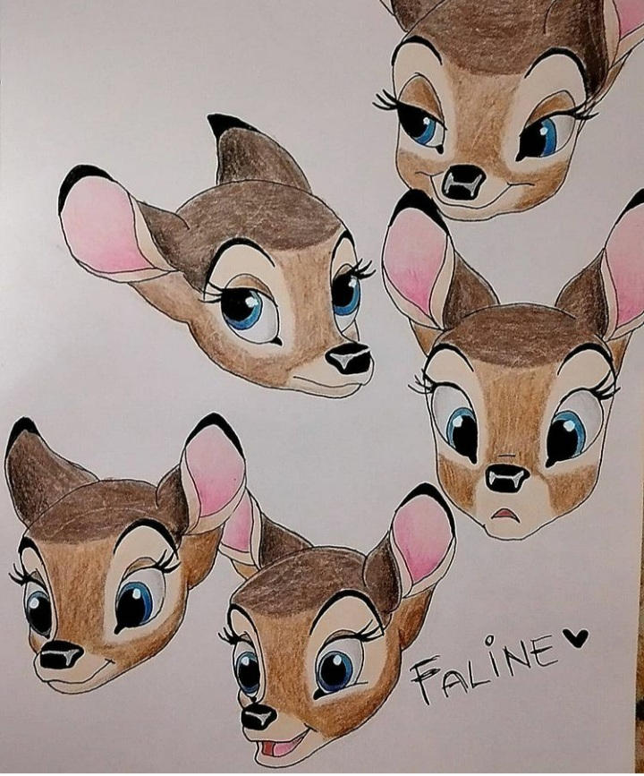 Faline Drawing Faline by Italianpaintress92 on DeviantArt