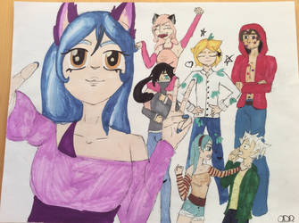 Aphmau and her friends!