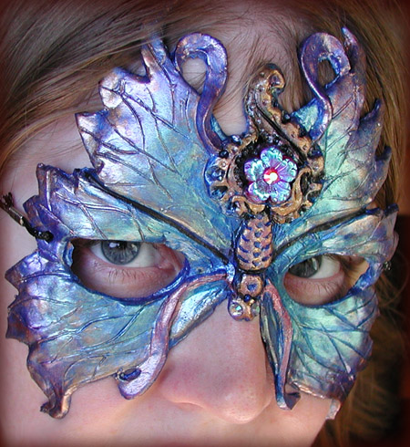 Blue Butterfly Mask