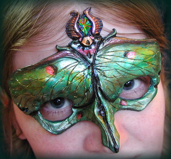 Luna Moth Mask