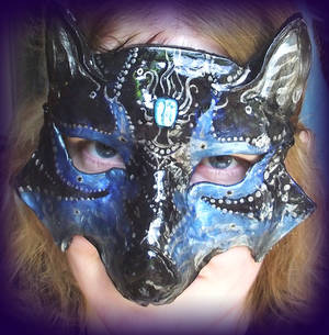 Black Wolf Mask