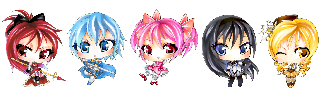 Puella Magi Madoka Magica Chibis