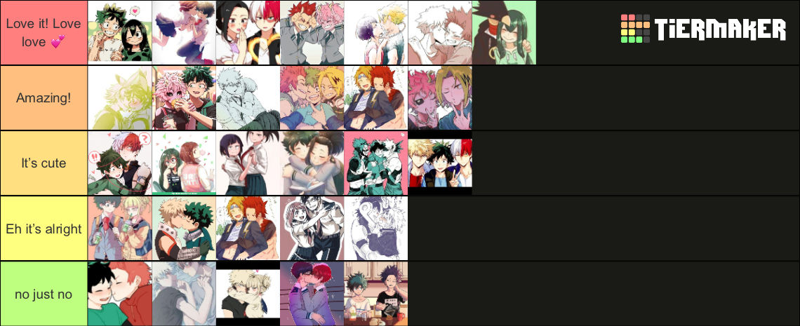 My Mha Ship Tier List By Techwasagpd On DeviantArt my-mha-ship-tier-list-by-techwasagpd-on-deviantart