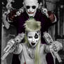 Die Antwoord as Harley Quinn and The Joker