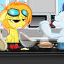 Spitfire and soarin.......cooking a pie