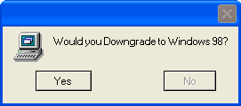 Windows XP Custom Error
