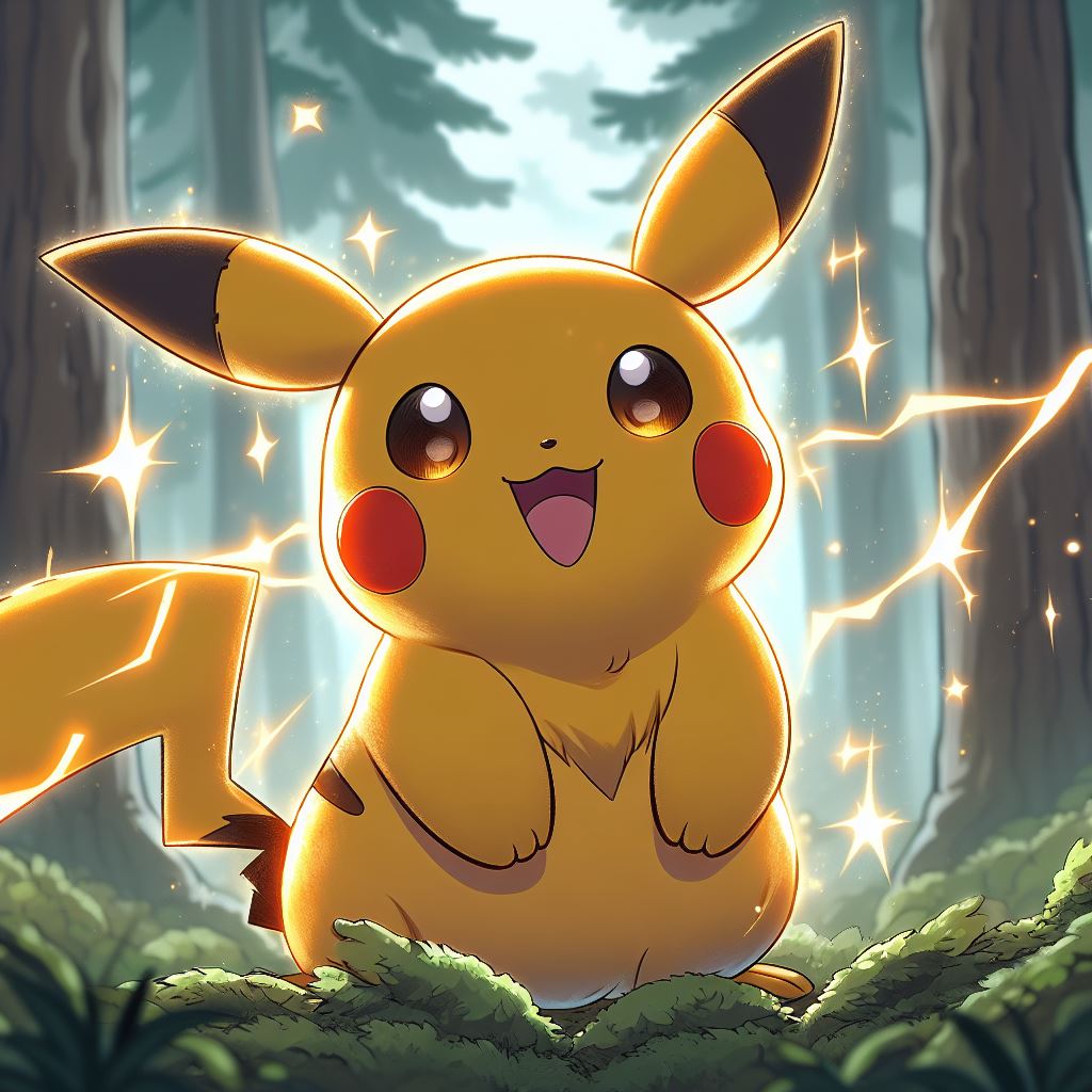 Premium AI Image  Anime Pikachu Pokemon wallpaper