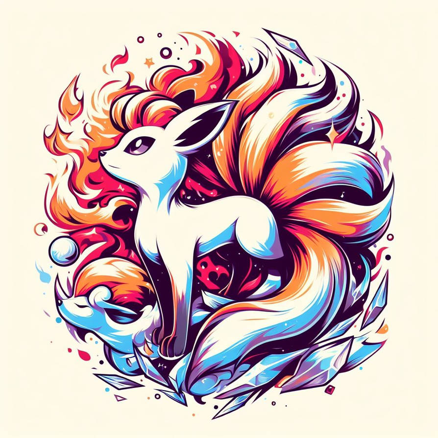 AI does not know how to draw Vulpix by BigStrongBear89 on DeviantArt