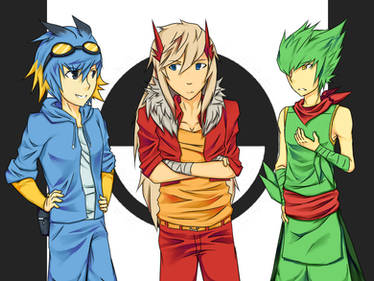 Hoenn Gijinka Starters