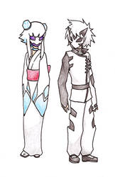 Froslass and Glalie gijinka