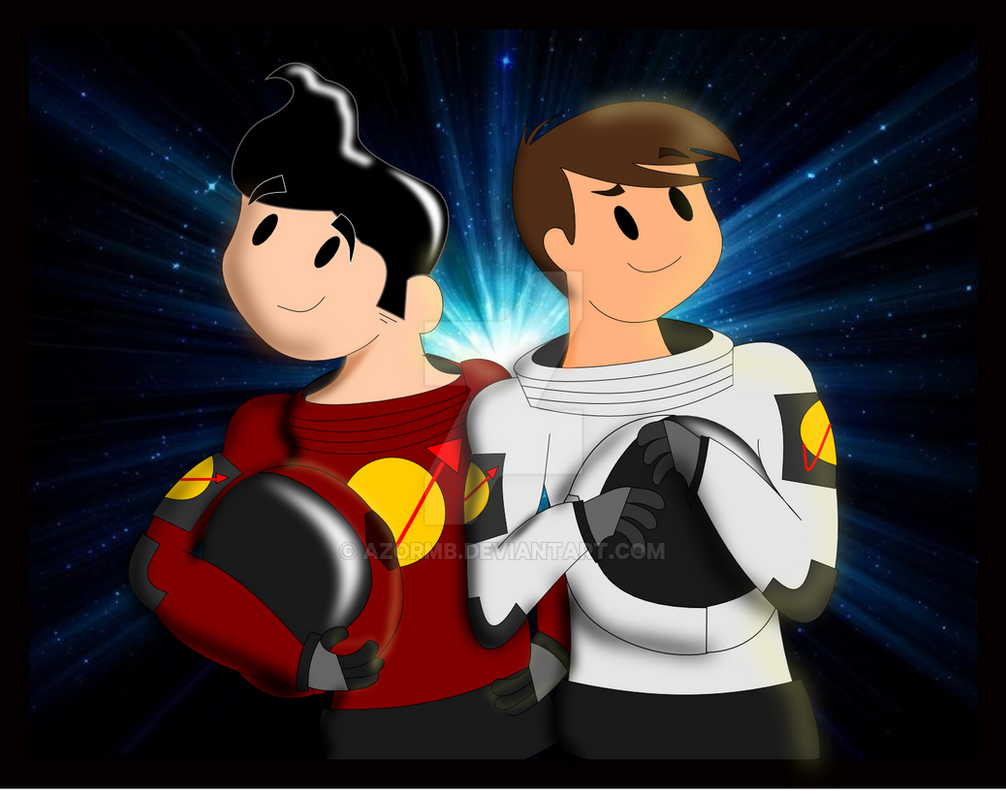 spaceman red and white by AzorMB on DeviantArt