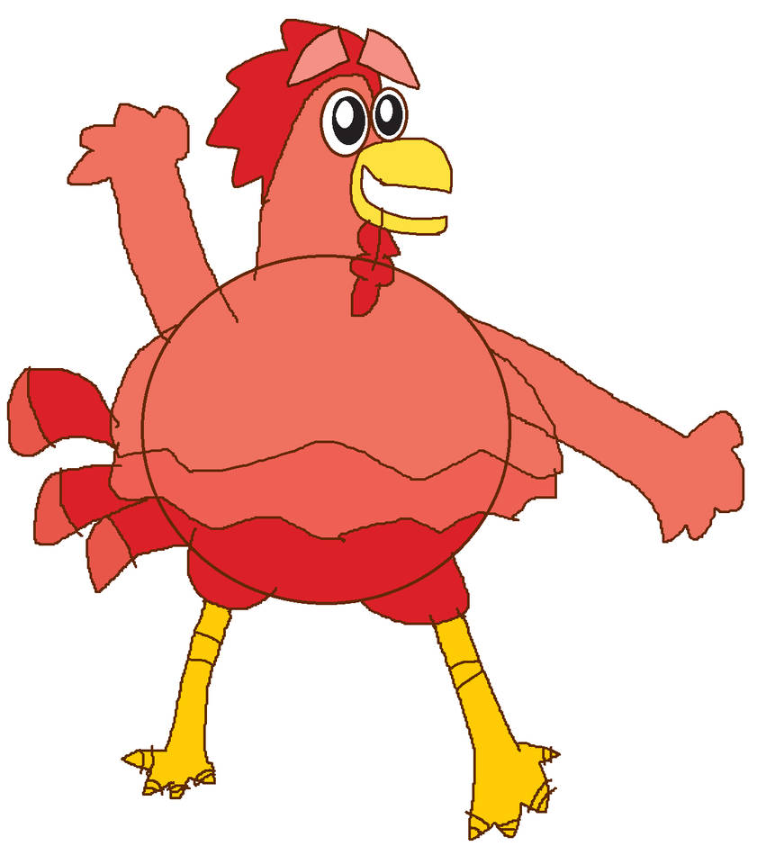 Big red chicken by CattoBoi23 on DeviantArt