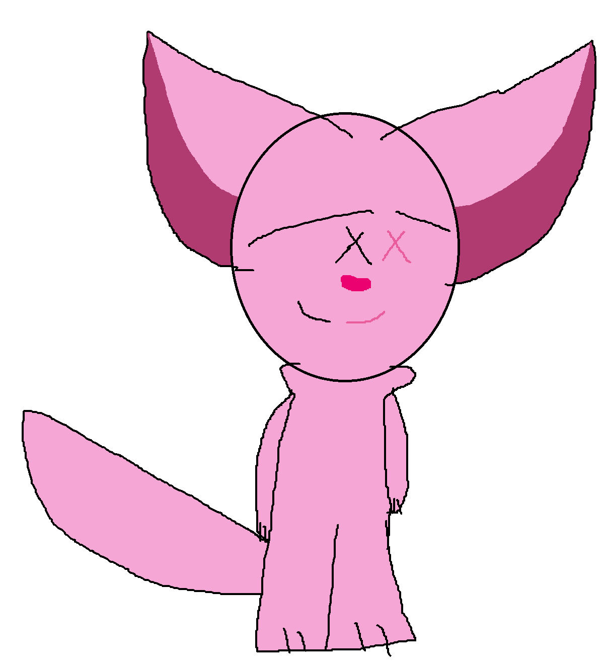 Pink cat by CattoBoi23 on DeviantArt