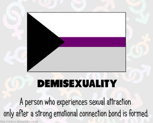 RAINBOW FLAGS: Demisexual by Adcro