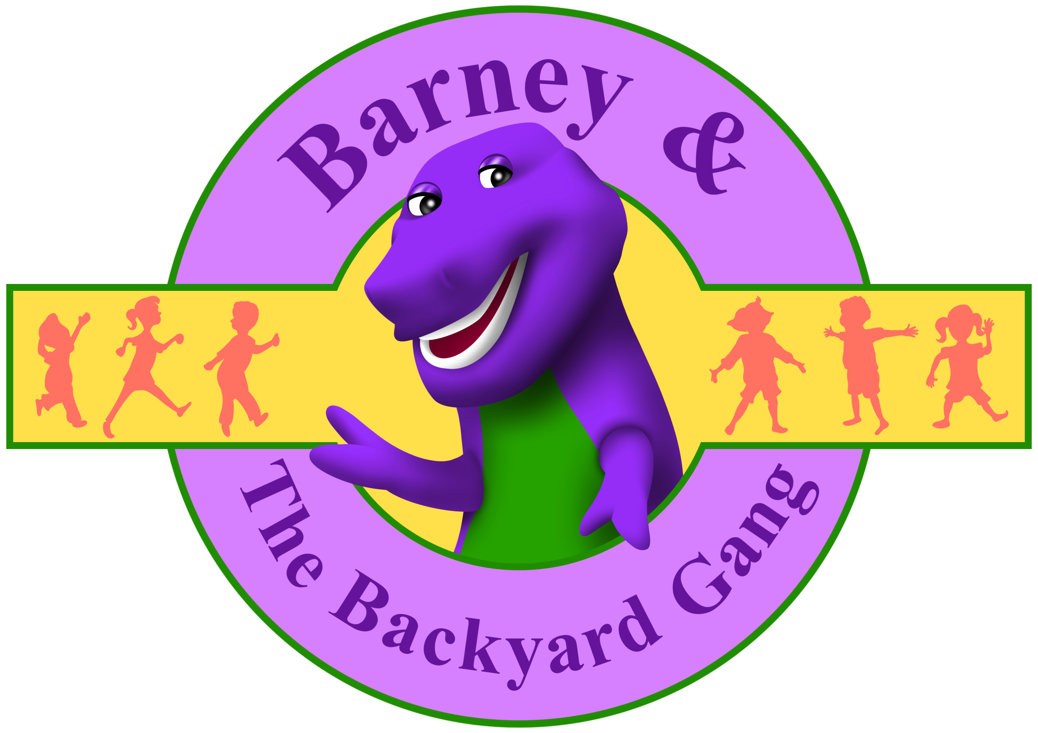 Barney And The Backyard Gang Logo 1 Recreation By CarsynCunningham On barney-and-the-backyard-gang-logo-1-recreation-by-carsyncunningham-on