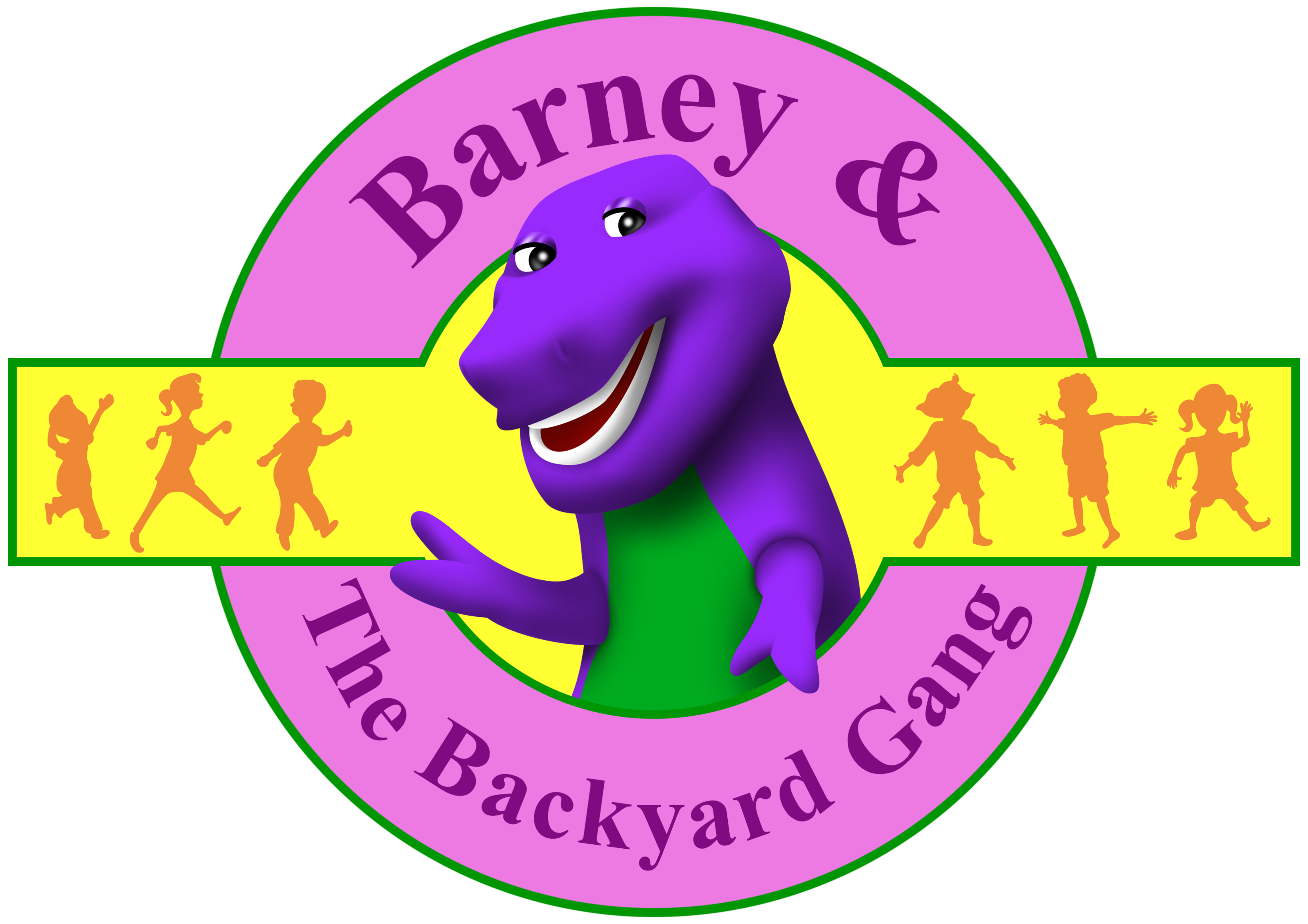 Barney And The Backyard Gang Logo 1 Recreation By Carsyncunningham On Deviantart