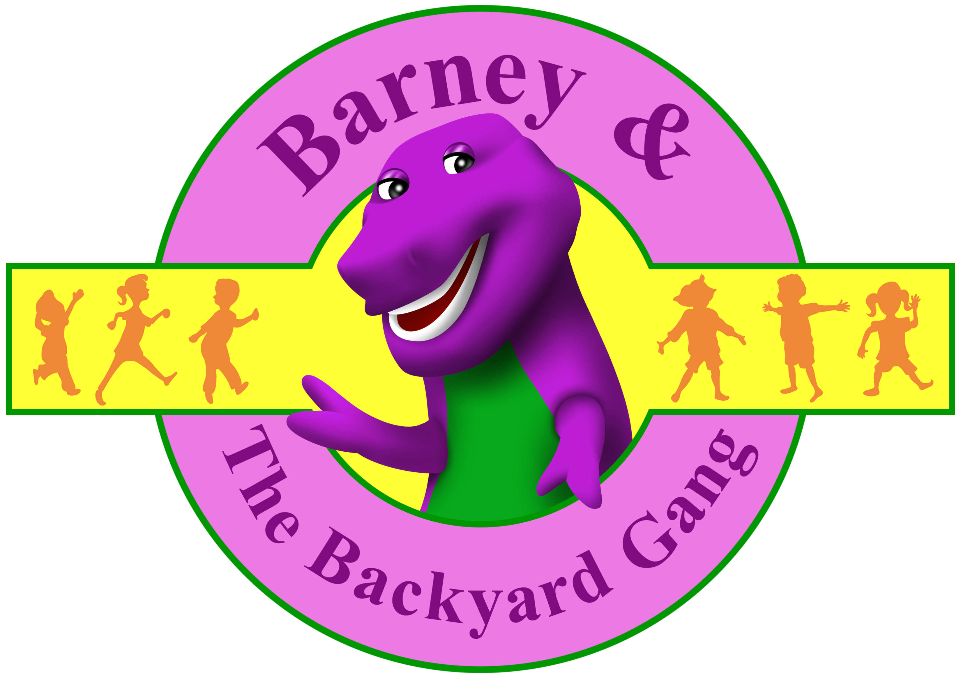 Barney And The Backyard Gang Logo 2 Recreation By Carsyncunningham On