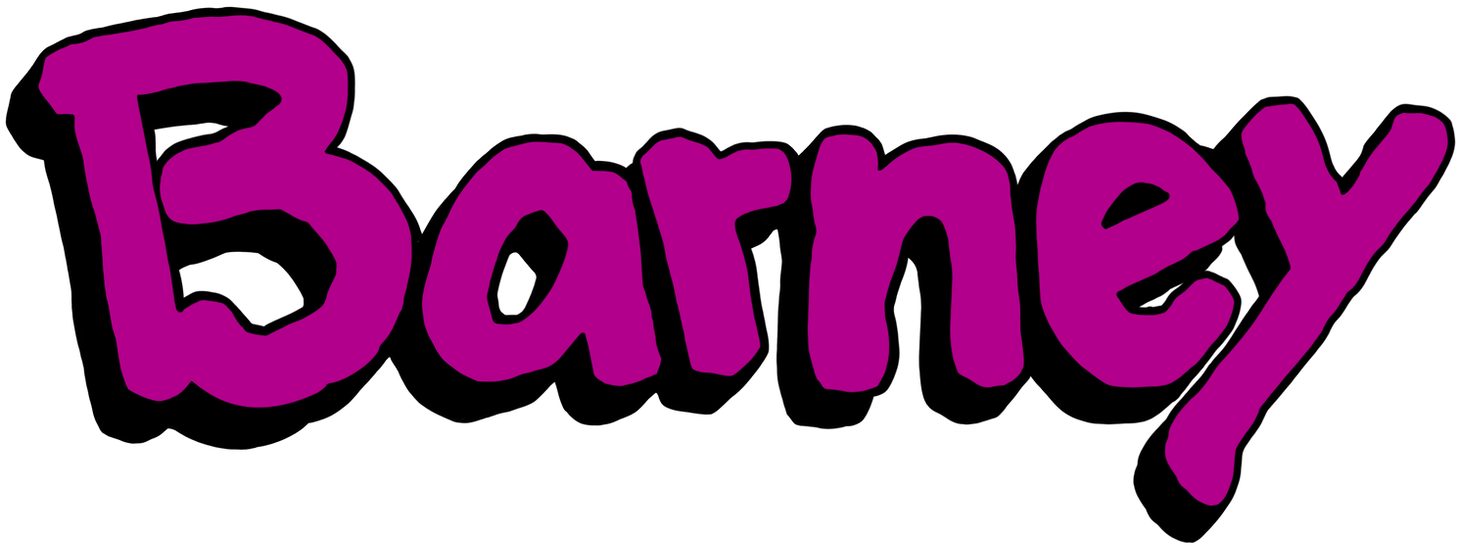 Barney Logo 1992 2014 Purplemagenta By Carsyncunningham On Deviantart