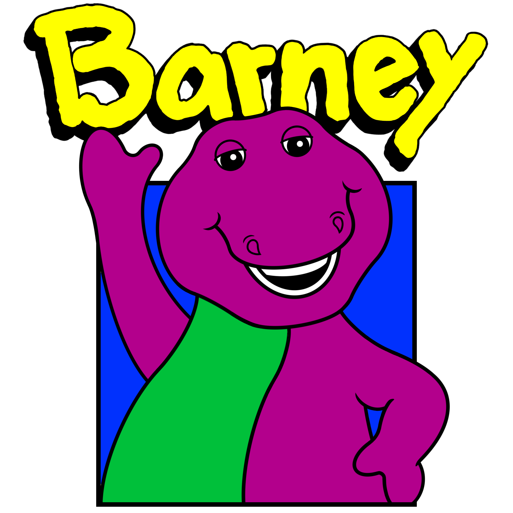 Barney Logo 1992 95 Recreation Print By Carsyncunningham On Deviantart