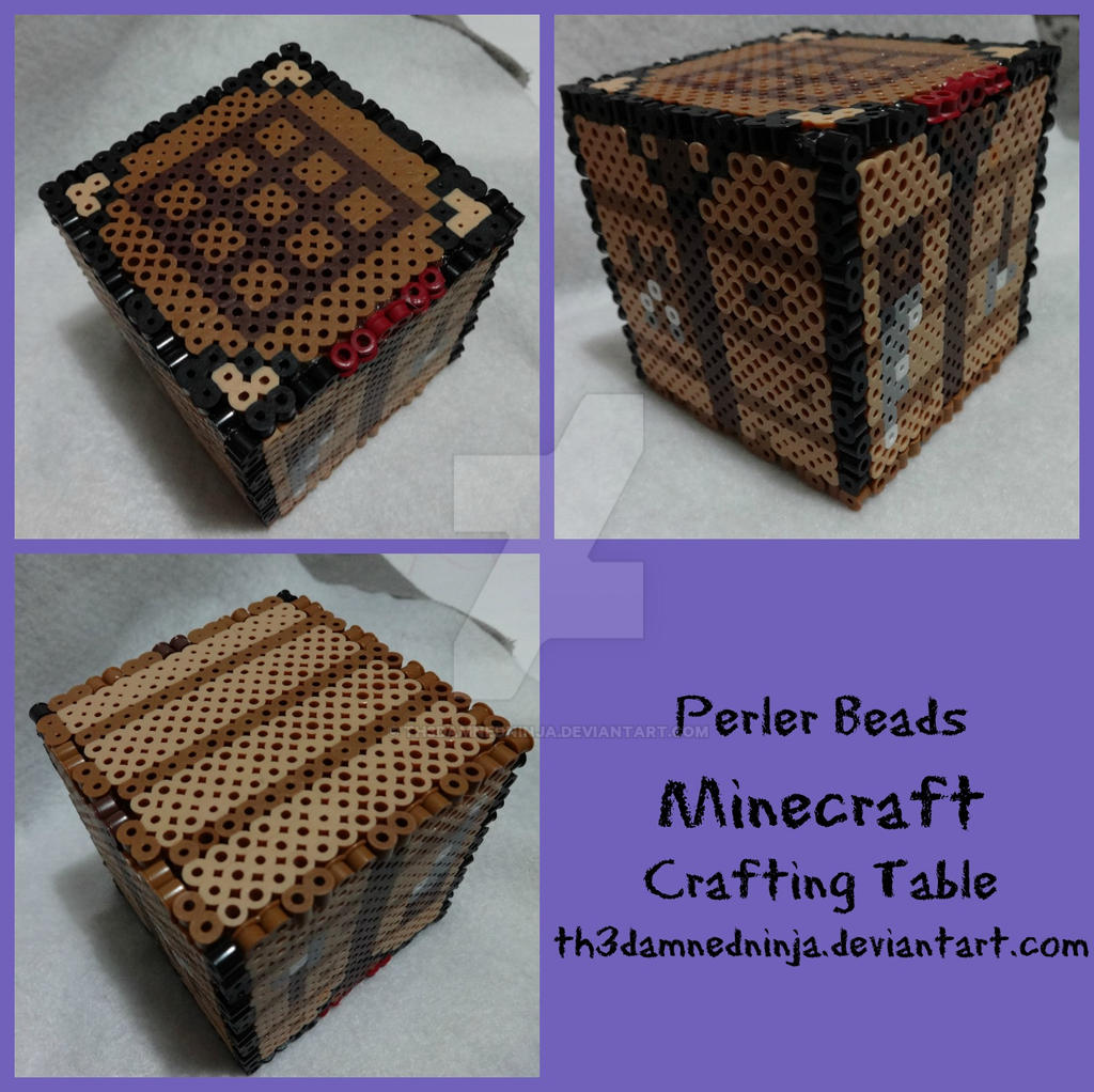 Minecraft crafting table! by Th3DamnedNinja on DeviantArt