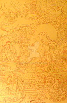 Thangka Padmasambhava, Guru Rinpoche