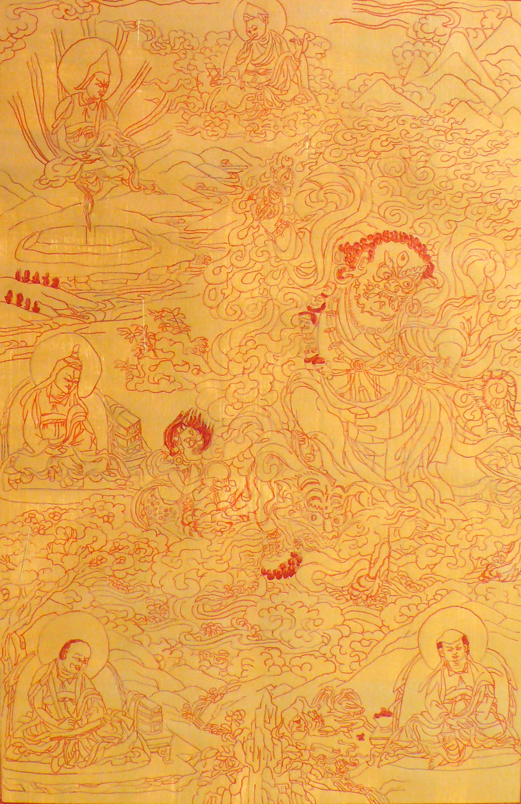 Thangka Padmasambhava, Dorje Drolod