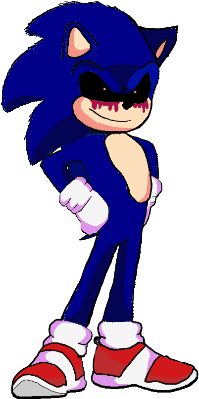 Sonic Exe fnf HD pose by Dorito3D on DeviantArt