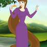 Disney styled Ira as Rapunzel