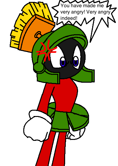 Angry Sonic styled Marvin