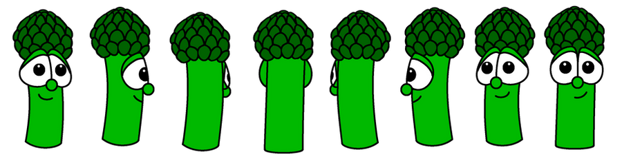 VeggieTales - Junior Asparagus by CartoonScreenshots on DeviantArt Tigger's best friend junior asparagus
