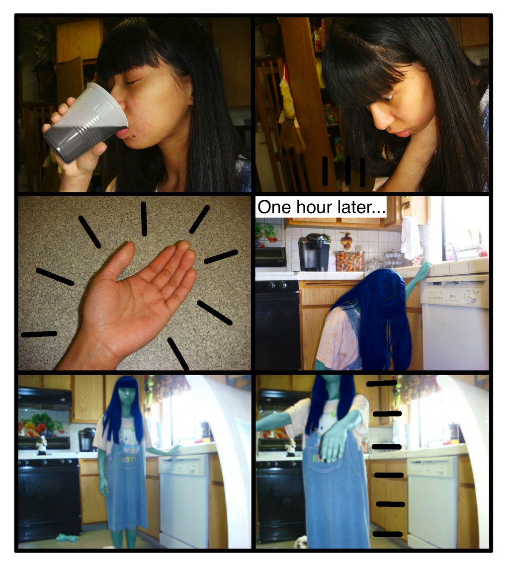 My zombie transformation by the black magic potion by BerryViolet on ...