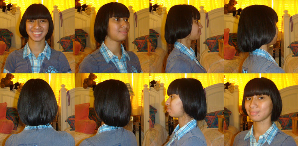 Me With My New Fake Short Bob Hairstyle By Magic Kristina Kw On