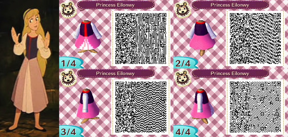 Animal Crossing New Leaf Princess Eilonwy QR code