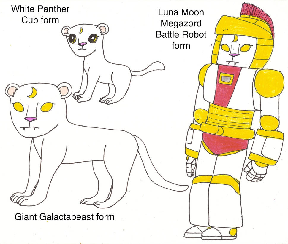 Power Rangers in Space - Luna Moon the Panther by BerryViolet on DeviantArt