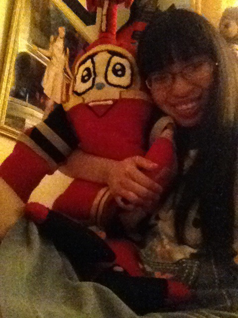 Me and my Kabutack plush doll