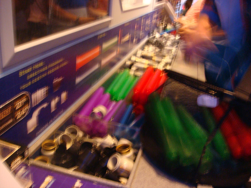 Build A Lightsaber Workshop in Star Wars store