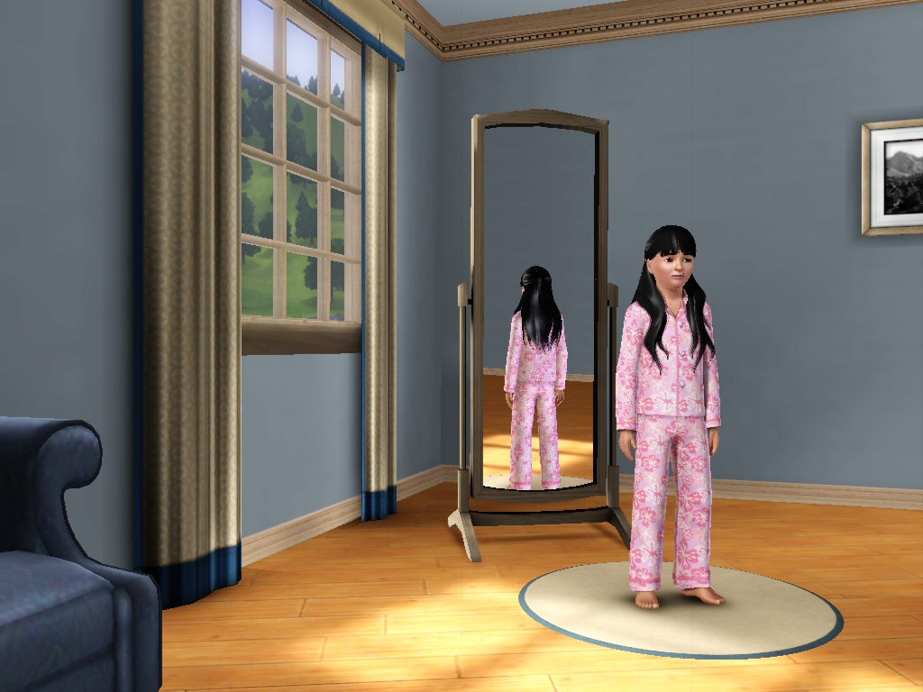 Sims 3 - Me in child form in night outfit 1