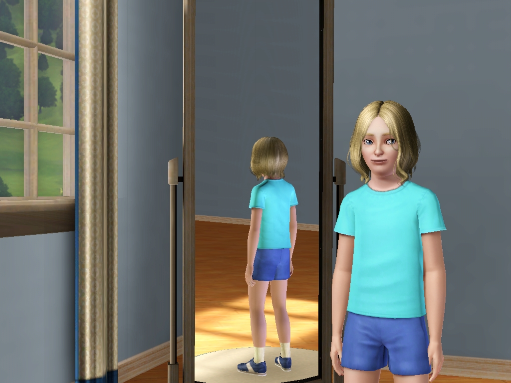 Sims 3 - Annasophia Robb's short hair 5